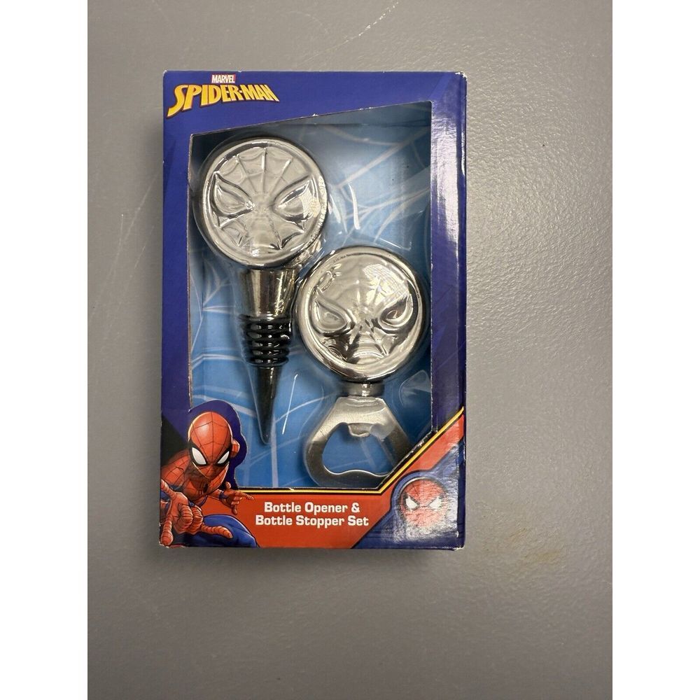 2018 Marvel Avengers Bottle Opener & Stopper Set ‎ Spider-man New #36